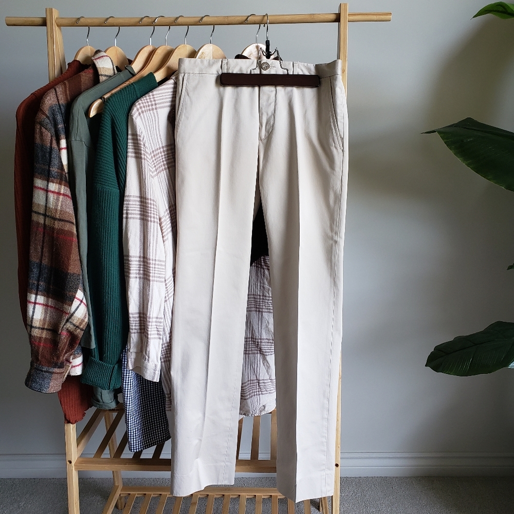 BURBERRY Light Tan Dress Pants